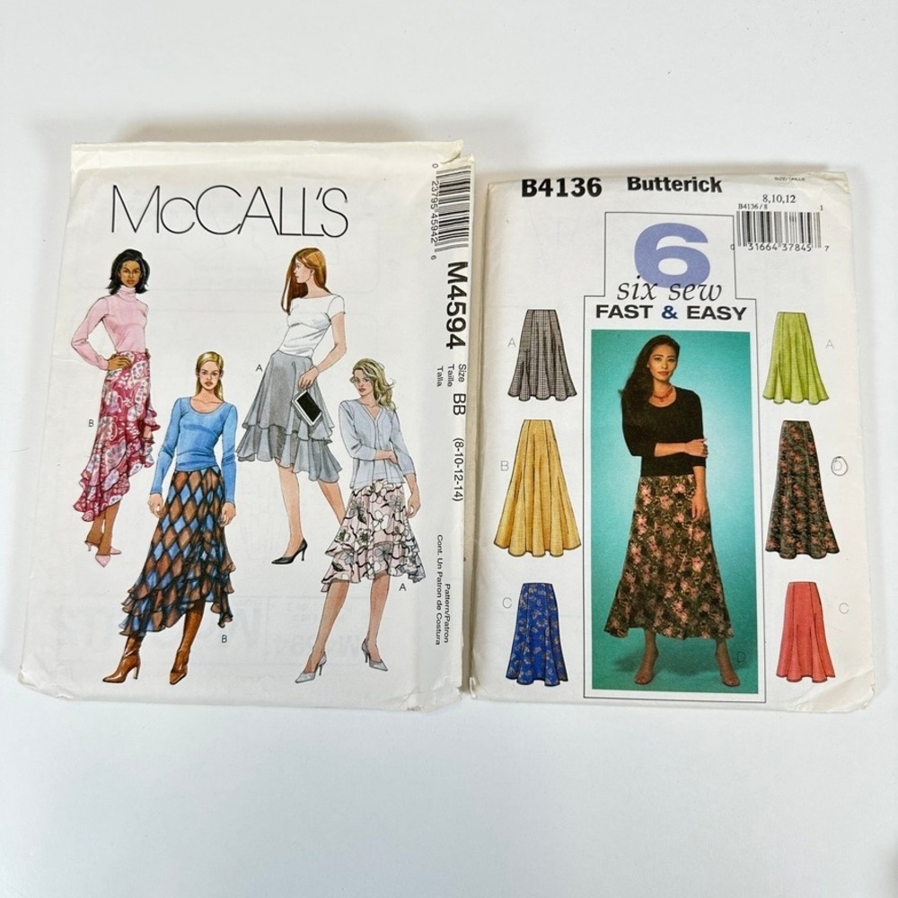 VTG Lot of 6 UNCUT 80s 90s Y2K Simplicity McCalls Sewing Patterns Skirt Pants - Picture 4 of 5